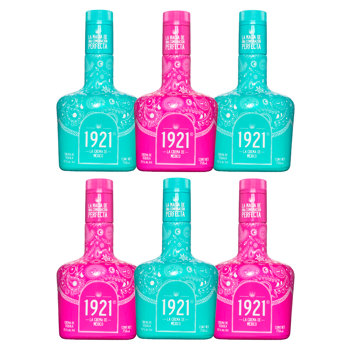1921 Crema de Tequila 750ml Caja 6pz